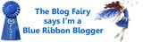Original Blue Ribbon Blogger badge from The Blog Fairy